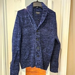 Express Men's Woven Cotton Sweater Size M